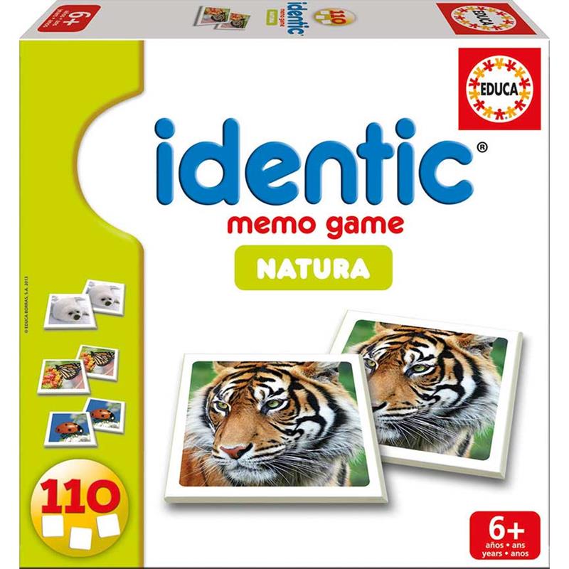 Educa juego de memoria identic natura