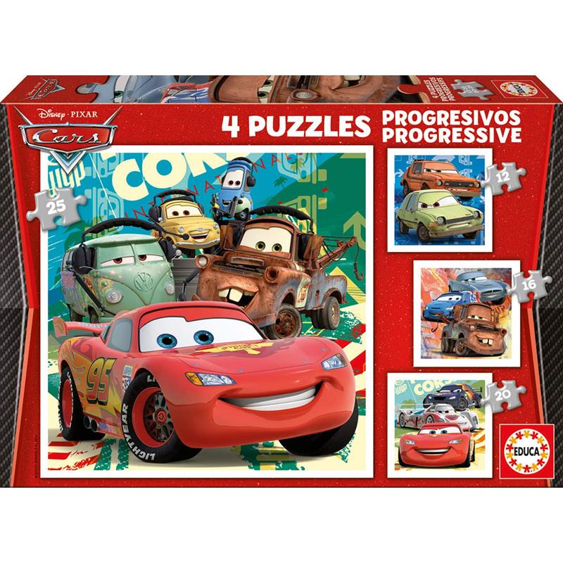 Educa puzzle Progresivo Cars