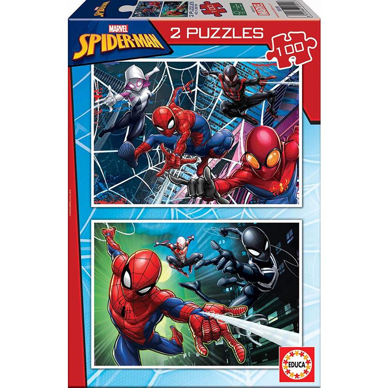 Educa Puzzle 2x100 Spiderman