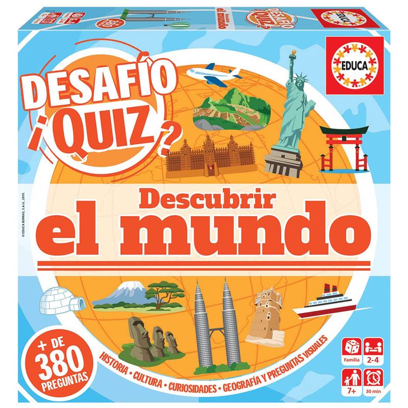 Educa Desafio Quiz descubrir el mundo