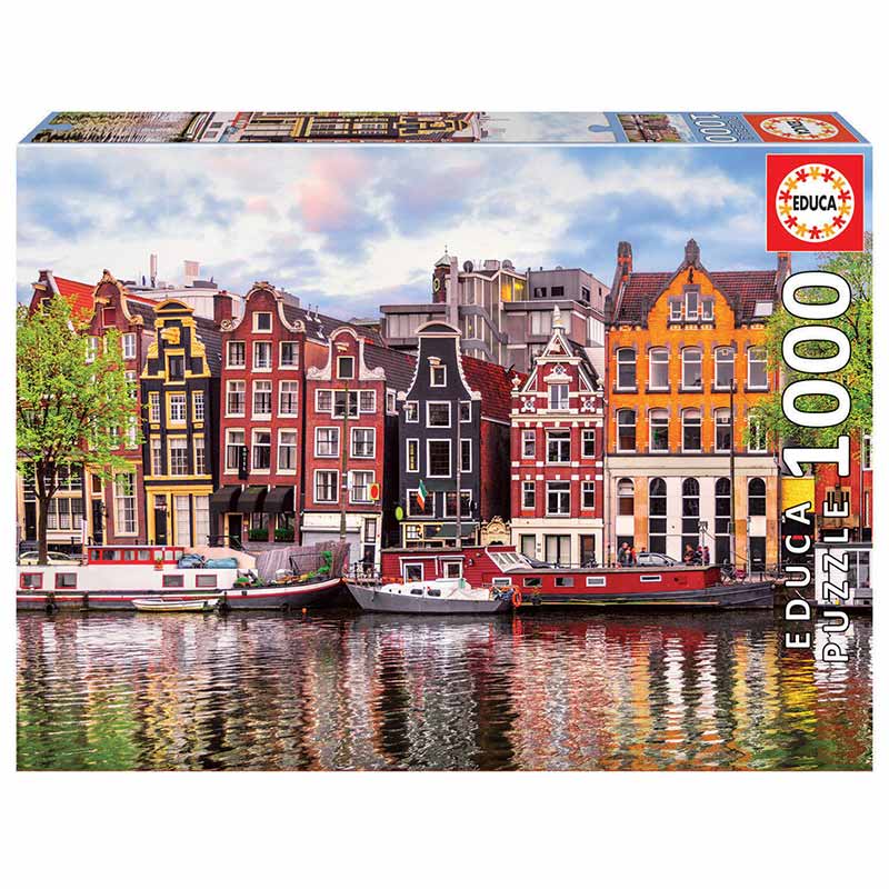 Educa puzzle 1000 casas danzantes Amsterdam