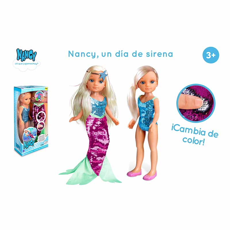 Comprar Muneca Nancy un dia de sirena de Famosa. 3 Anos