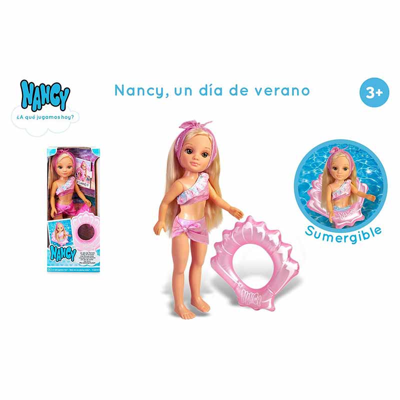 Famosa 700014111 Nancy - Un Día With Clothing Summer - 3 Models Assorted