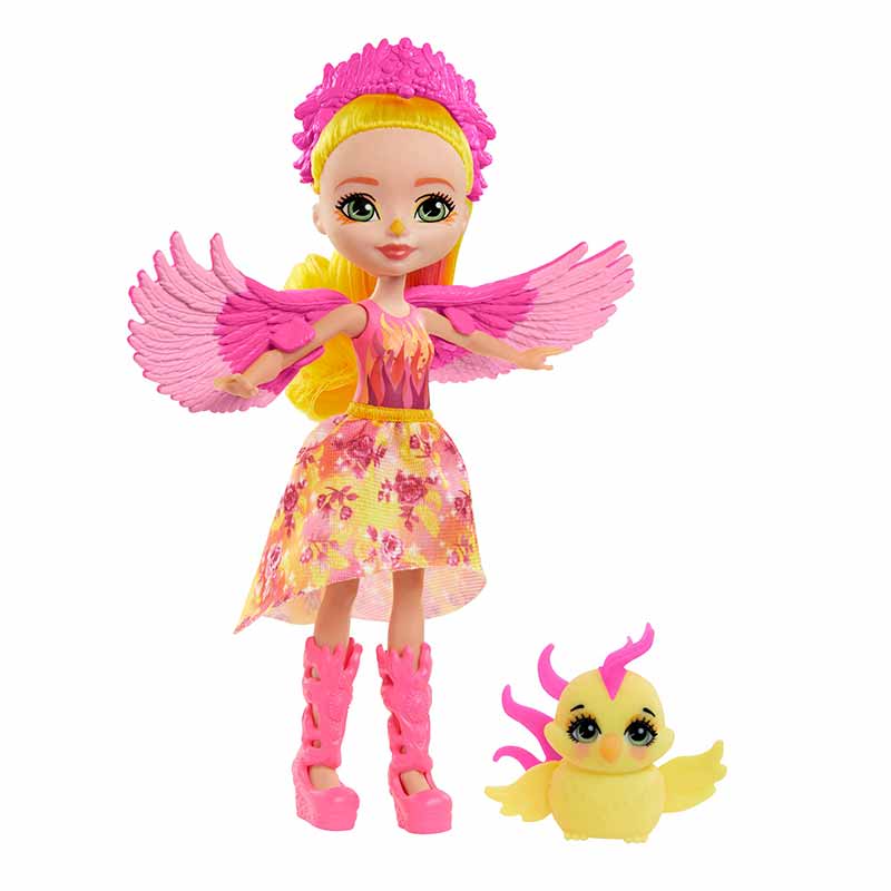 Muñeca Royal Enchantimals Fénix y fénix mascota