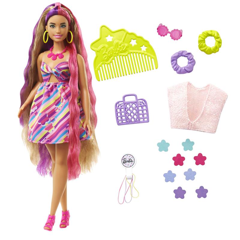 Barbie Totally Hair Pelo extralargo Flor