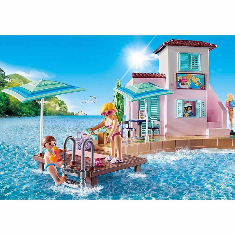 Piscina con terraza online playmobil