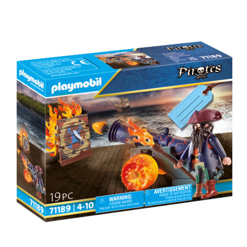 Playmobil Pirates pirata con cañón