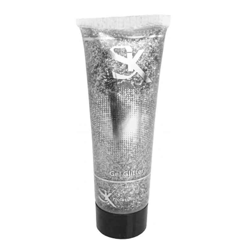 Tubo de Gel Glitter 30 ml Plata