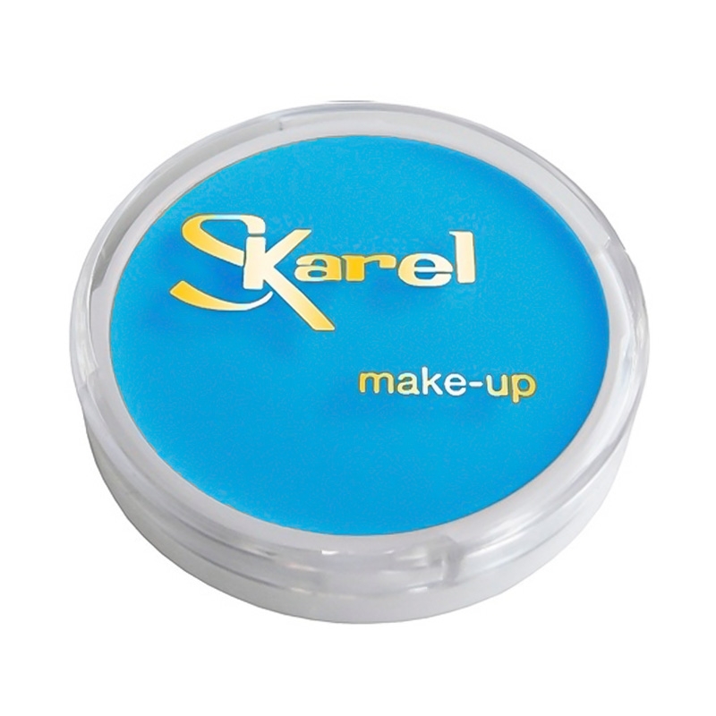 Maquillaje facial Azul Claro