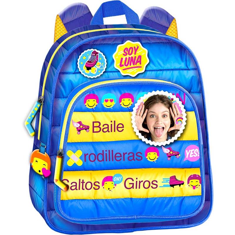 Mochila escolar Soy Luna Azul 37cm