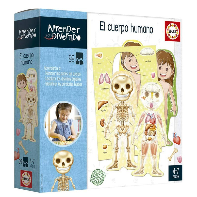 Educa aprender es divertido el cuerpo humano