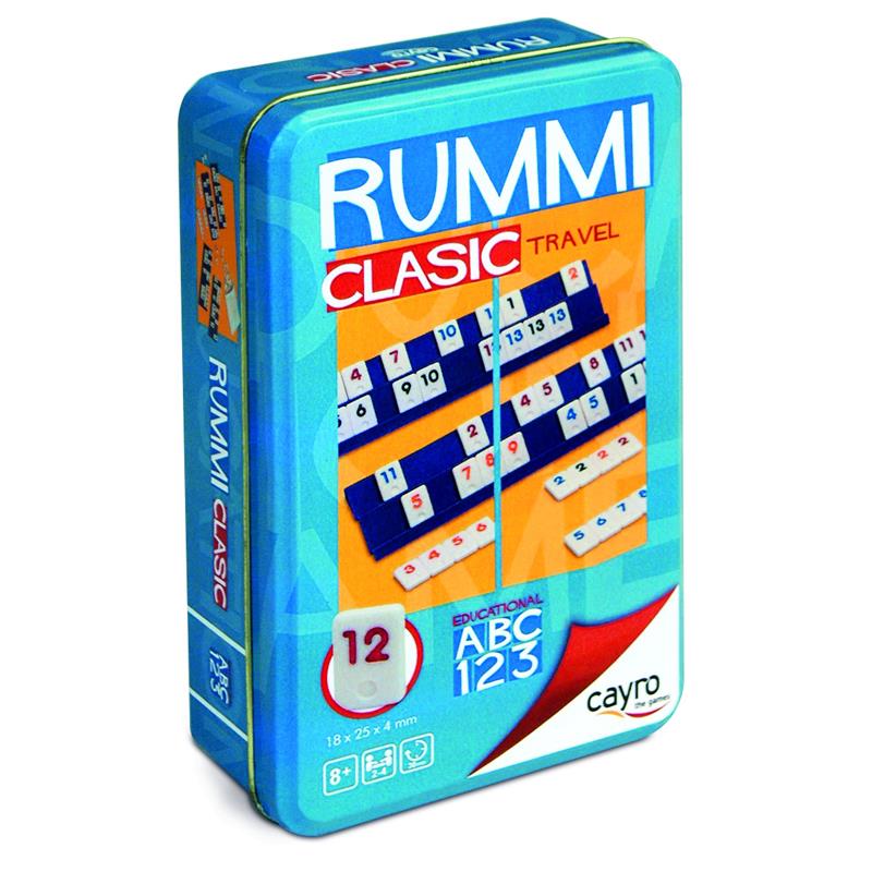 Juego Rummiclasic caja metálica