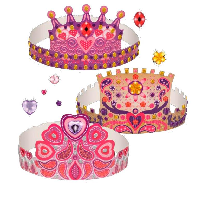 Juego para hacer coronas de princesa Princess Art