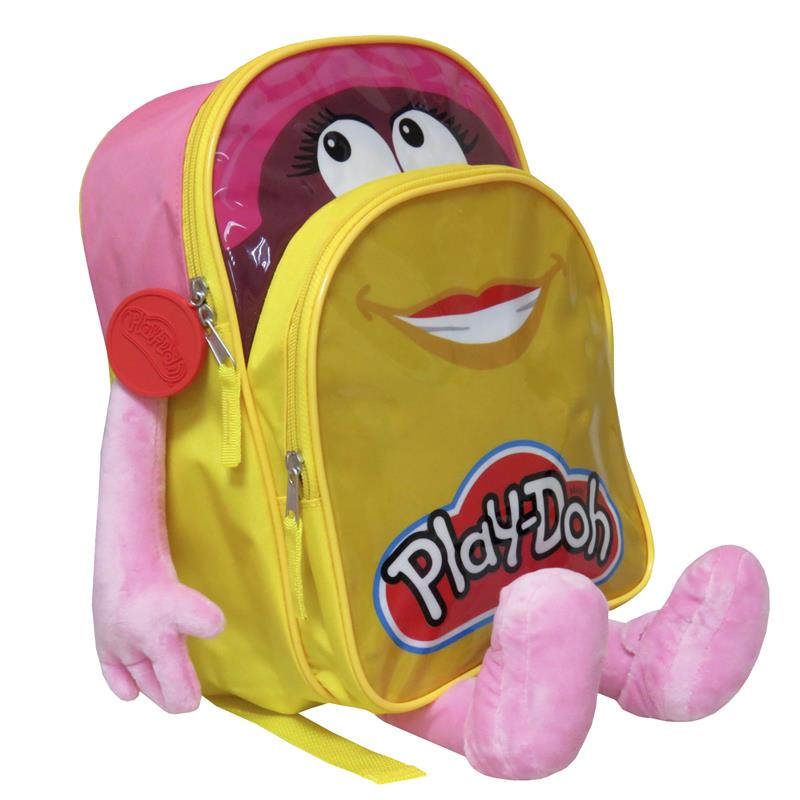 Mochila escolar Play-Doh plastilina rosa 32cm