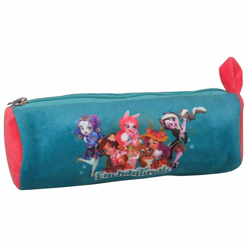 Estuche escolar Enchantimals redondo