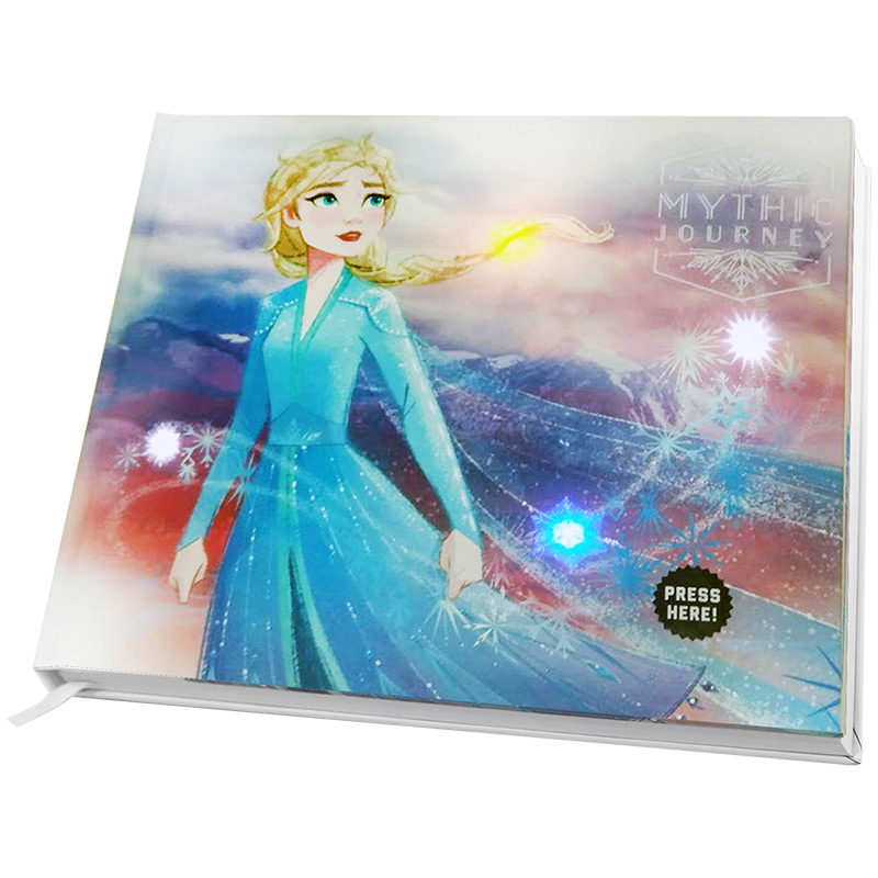 Notebook Frozen 2 con luces y sonido