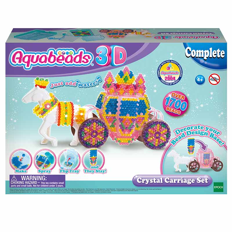 Aquabeads Set Carruaje de Cristal en 3D