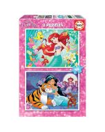 Educa Puzzle 2x48 Ariel e Jasmine