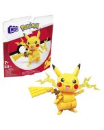 Mega Construx Pokemon construye y muestra Pikachu