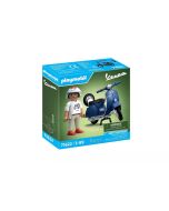 Playmobil Vespa 150 Sprint Veloce azul