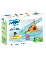 Playmobil Junior aqua isla de baño con tobogán