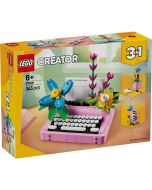 Lego Creator máquina de escribir con Flores