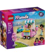 Lego Friends puesto de algodón de azúcar y moto