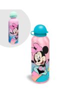 Cantimplora aluminio Minnie 500 Ml rosa claro