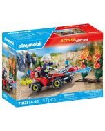 Playmobil Action heroes quad de bomberos