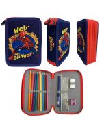 Estuche escolar Spiderman doble