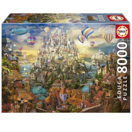 Educa puzzle 8000 Ciudad de los sueños