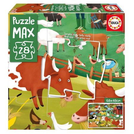 Educa puzzle pieza gigante granja 28 piezas