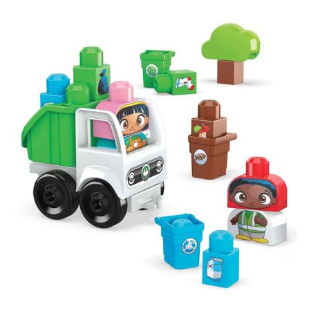 Mega Bloks Green Town equipo de reciclaje