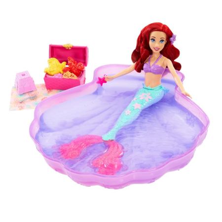 Princesa Disney muñeca Ariel con piscina y arena