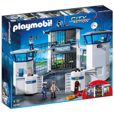 Playmobil City Action comisaría policía y prisión