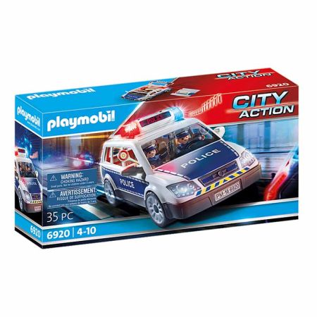 Playmobil City Action coche policía luces y sonido