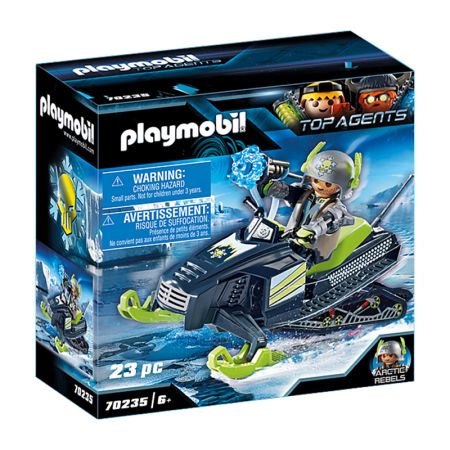 Playmobil Top Agents Arctic Rebels moto de hielo