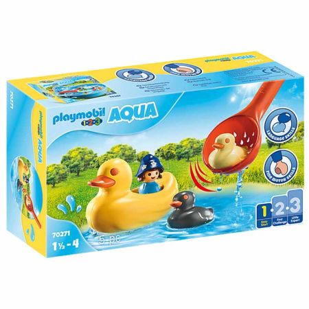 Playmobil 1.2.3 familia de patos