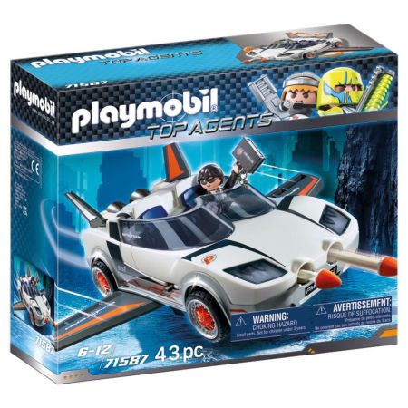 Playmobil Top Agents agente secreto y racer