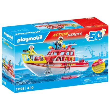 Playmobil 50 aniversario barco de rescate