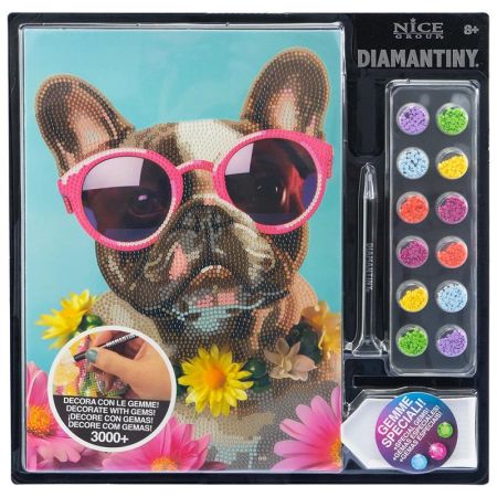 Diamantiny pintar con diamantes Pug