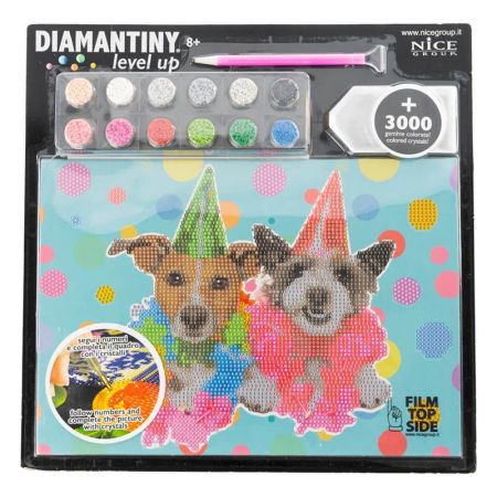 Diamantiny Level Up mascotas pareja de perros