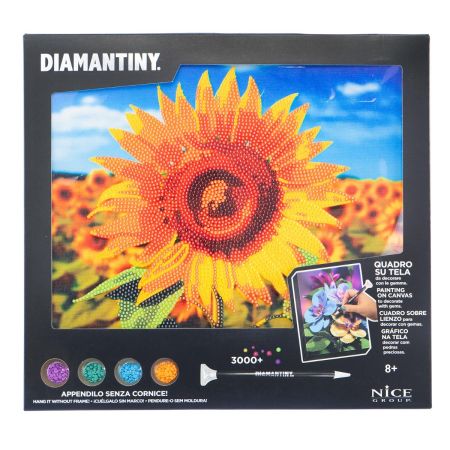 Diamantiny pintar con diamantes Girasol