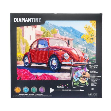 Diamantiny pintar con diamantes Beetle Rojo