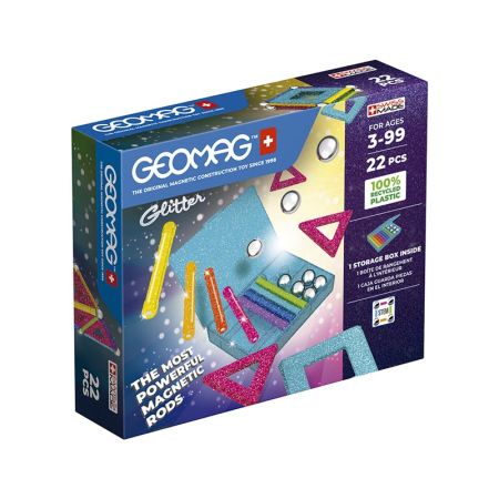 Geomag Glitter recycled 22 pzs