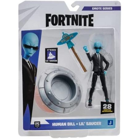 Fortnite pack de figuras Human bill & Lil'saucer