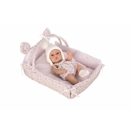 Bebé Elegance cuerpo vinyl 30 cm niña con cuna