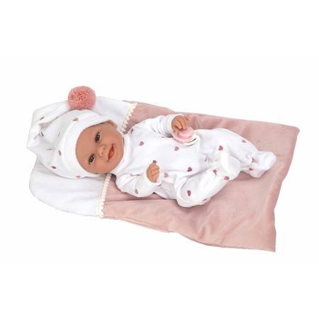 Bebé Elegance Babyto cuerpo vinyl 33 cm con manta