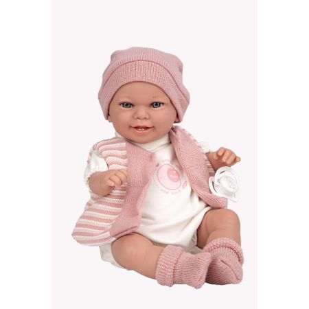 Bebé Elegance 35 cm Babyto rosa con mecanismo risa