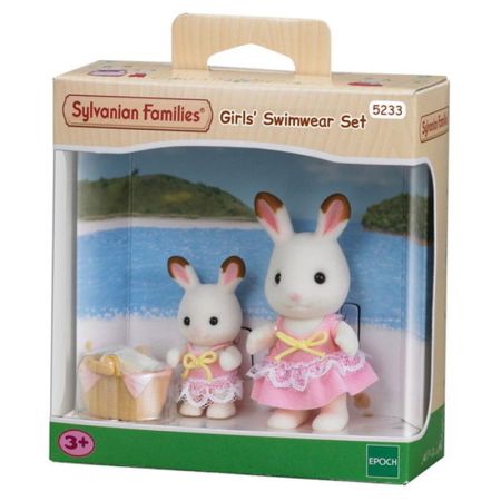 Sylvanian Families niñas en bañador